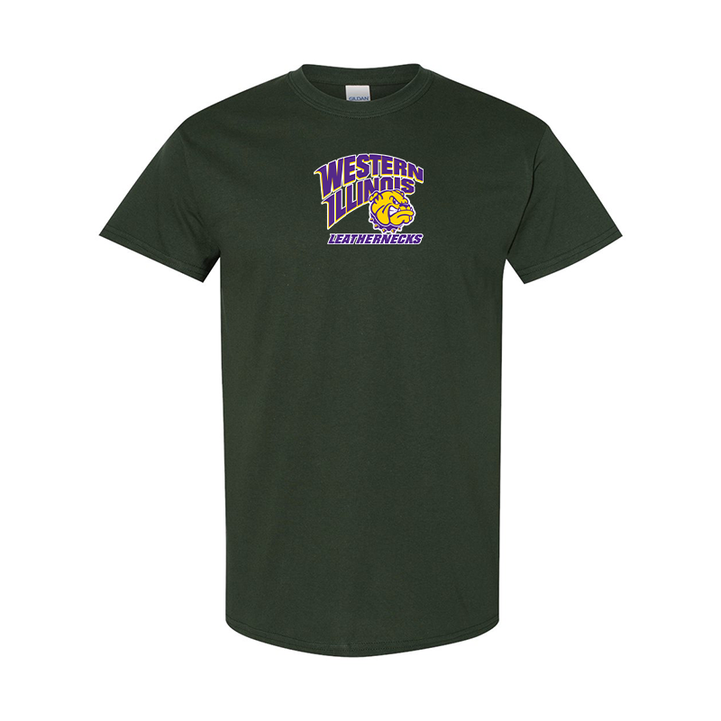 Men's Western Illinois Leathernecks Gildan Heavy Cotton T-Shirt